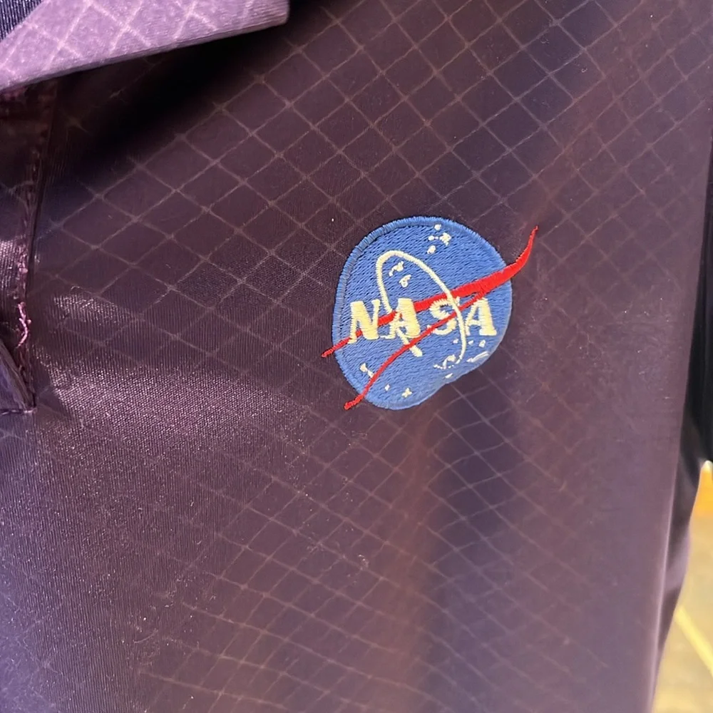 Antigua Purple NASA Polo Shirt - Picture 3 of 4